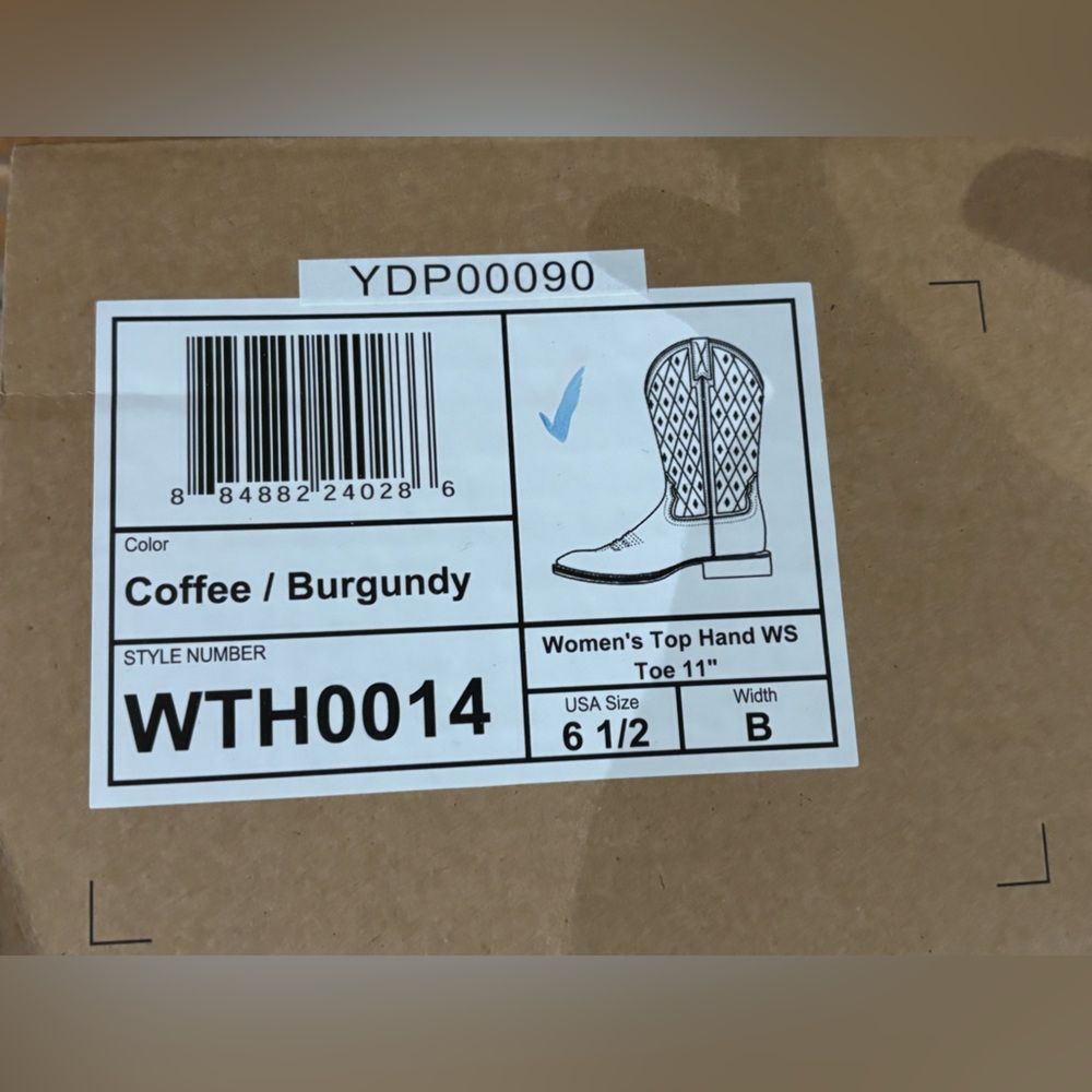 Twisted X Coffee Burgundy Heeled Boots